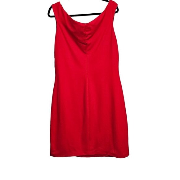 Ralph Lauren Brandie Cowl Neck Red Dress - Picture 7 of 11